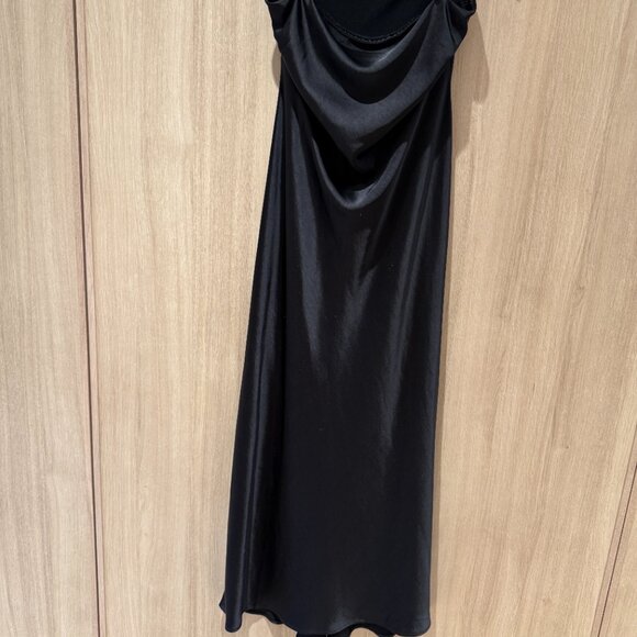 Maxi Satin Dress - Brand New Never Worn - Size Large - Picture 2 of 5
